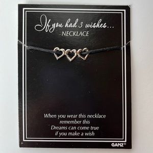 GANZ Silver Hearts Necklace ❤️